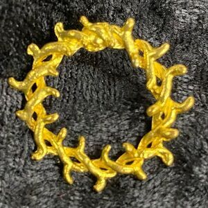 Vintage Crown of Thorns Lapel Pin Brooch Christian Jesus Symbol of Faith Belief